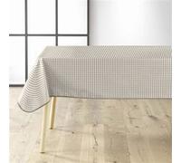 Nappe Imprimé Miny Vichy 140x240cm Naturel