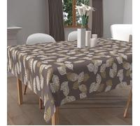 Soleil d'ocre, Nappe imprimée Anti-tâches carrée 180x180 cm Ceres