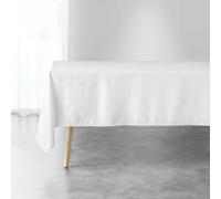 Nappe Imprimée Jacquard Étoiles 140x300cm Blanc