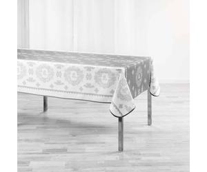 Nappe Imprimée Madelyne 150x240cm Blanc