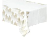 Nappe Imprimée Sapin Colorama 140x360cm Blanc & Or