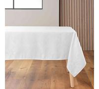 Nappe Jacquard Imprimé Doriane 140x240cm Blanc