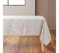 Nappe Jacquard Imprimé Doriane 140x240cm Taupe
