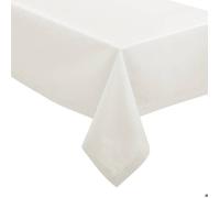 Atmosphera - Nappe Jane - Coton Chambray - Blanc 140x240 cm