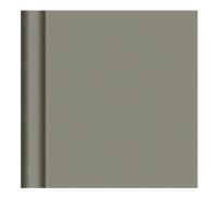 Nappe jetable en rouleau - DART - Papier damassé - Taupe - Motif quadrillage - Recyclable