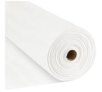 Nappe jetable - ENGYNC - 120 x 500 cm - non-tissé polypropylène recy ffet lotus hydrophobe - blanc