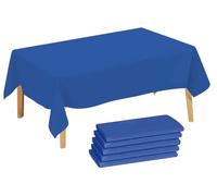 Nappe jetable, idéale pour les événements, couleur bleue 02, paquet de 5