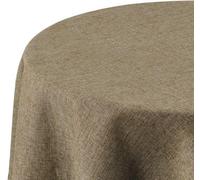 Nappe Lotus Effect, à laver, en cuir de vachette, 140 cm, taupe
