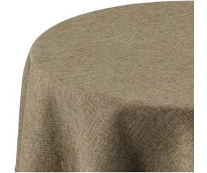 Nappe Lotus Effect, à laver, en cuir de vachette, 140 cm, taupe