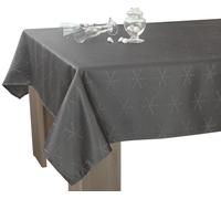 Nappe Lurex Entretien Facile - Anthracite Argenté - Rectangle 150 x 350 cm