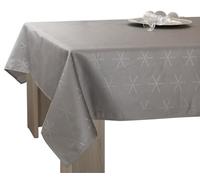 Nappe Lurex Entretien Facile - Gris Argenté - Rectangle 150 x 300 cm