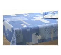 Nappe - Marin - Ronde Ø160 cm - Anti-tache déperlante - Polyester 100% qualité lourde