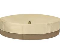 Nappe, matériau imperméable, protection UV, beige