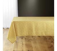 Nappe Microfibre Imprimé Geoline 140x240cm Jaune