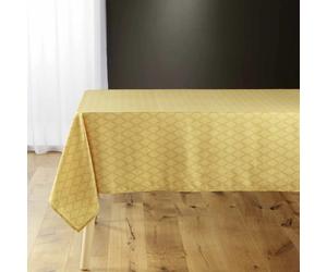 Nappe Microfibre Imprimé Geoline 140x240cm Jaune