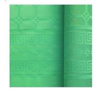 nappe papier damassé 6x1.18m aqua - dart 147111 Bleu G