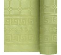 nappe papier damassé 6x1.18m olive - générique 247205 Vert G