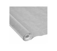Nappe Papier Damassé Métalisé 1,18x5m Argent