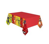 Amscan Nappe en papier Miraculous Ladybug 120 x 180 cm Rouge