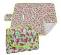 Nappe Pique Nique Imperméable Couverture Pique-Nique 200 × 200cm Portable Tapis de Plage Anti Sable Poignée Convient Barbecue - sh