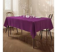 Nappe polyester Facile d'entretien Rectangulaire 150 x 250 cm Uni Aubergine
