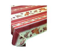 Nappe Provençale Rectangle Anti-tâche 150x240 cm Tournesol Abeille Brique