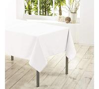 NAPPE RECTANGLE 140 x 250 CM POLYESTER UNI ESSENTIEL BLANC