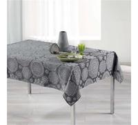 Nappe Rectangulaire Rose des Vents 140x300cm Anthracite