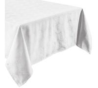 Nappe rectangle 150x250 cm HÉLIOS Blanc 100% coton + enduction acrylique