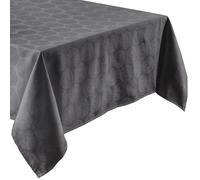 Nappe rectangle 150x300 cm HÉLIOS Anthracite 100% coton + enduction acrylique