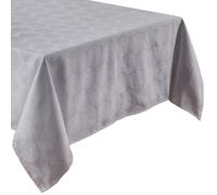 Nappe rectangle 150x300 cm HÉLIOS Perle 100% coton + enduction acrylique