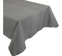 Nappe rectangle 150x300 cm SAKI noir/blanc