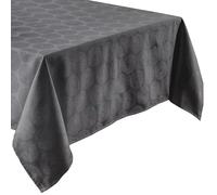 Nappe rectangle 150x350 cm HÉLIOS Anthracite 100% coton + enduction acrylique
