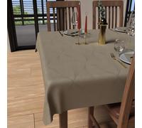 Nappe Rectangle Anti-Tâches 150x300 Cm Luxury Champagne, Par Soleil D'ocre