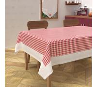 Nappe Rectangle Anti-Tâches En Coton 140x200 Cm Vichy, Par Soleil D'ocre