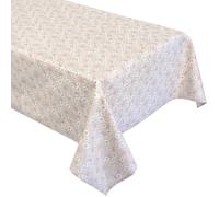 Nappe rectangle enduit 150x300 cm ASTER Rose poudré