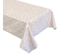Nappe rectangle enduit 150x350 cm ASTER Rose poudré