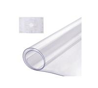 Nappe Rectangle Transparente PVC Protection de Bureau Salle à Manger 35,6x61x0,15cm