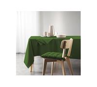 Douceur d'Intérieur Nappe Rectangle (140 x 240 Cm) Mistral Vert, Coton Recyclé