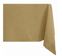 Nappe rectangulaire 100% coton lavé 160x200 cm HONO marron houblon