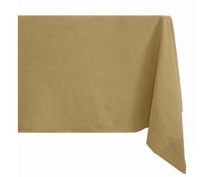 Nappe rectangulaire 100% coton lavé 160x300 cm HONO marron houblon