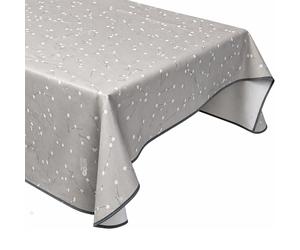 Nappe rectangulaire 130x160 cm antitaches LIGHT ME UP gris