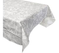 Nappe rectangulaire 130x160 cm antitaches VERDURE gris