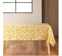 Nappe Rectangulaire 140 x 240 cm Microfibre Imprimée Bellys - Jaune Soleil