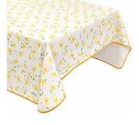 Nappe rectangulaire 140x180 cm antitaches BLOOM BLOOM jaune