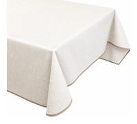 Nappe rectangulaire 140x180 cm antitaches NAMASTE earl grey