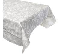 Nappe rectangulaire 140x220 cm antitaches VERDURE gris