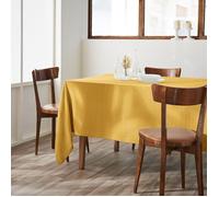 Nappe rectangulaire 150 x 350 cm - Double gaze de coton - Gaïa Safran