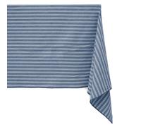 Nappe rectangulaire 160x200 cm 100% coton LILI bleu marine