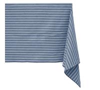 Nappe rectangulaire 160x250 cm 100% coton LILI bleu marine